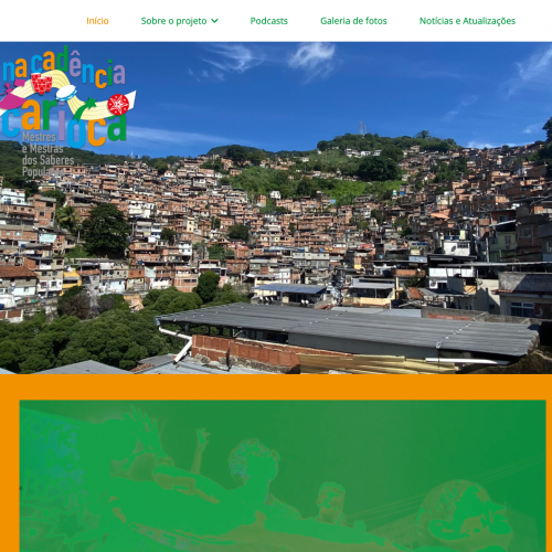 Já está no ar o hotsite do projeto “Na Cadência Carioca: mestres e mestras dos saberes”